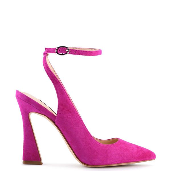 Nine West Tabita Ankle Strap Dress Pink Pumps | South Africa 74D56-6Q16